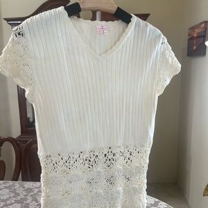 Elegant White Lace Blouse
